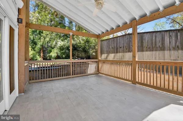 a view of a balcony
