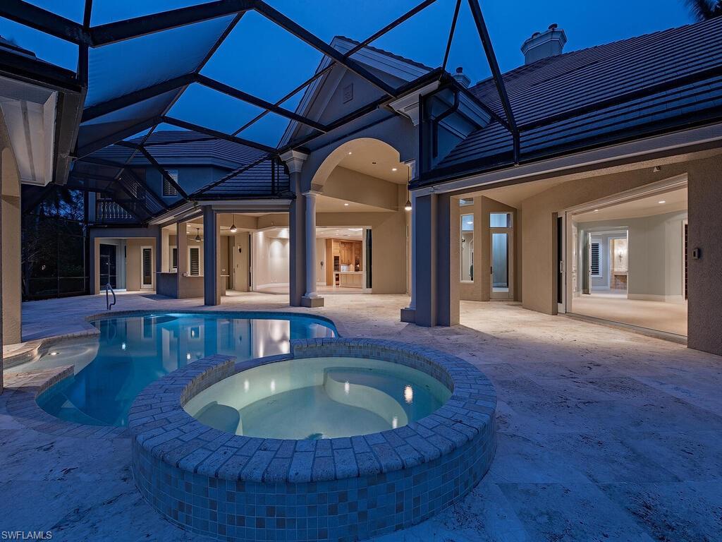 2835 Silverleaf Lane Naples, FL 34105 - Photo 20 of 47 a view of an indoor swimming pool