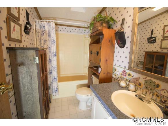 442 Van Arrington Road Clyde, NC 28721 - Photo 14 of 22 a bathroom with a sink toilet and shower
