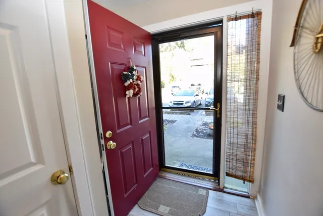 a view of front door