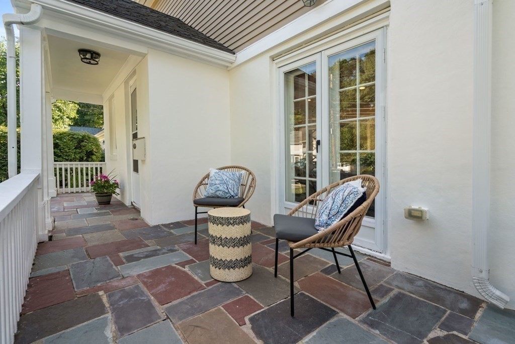 43 Hackensack Road Brookline, MA 02467 - Photo 6 of 24 a outdoor living space with furniture