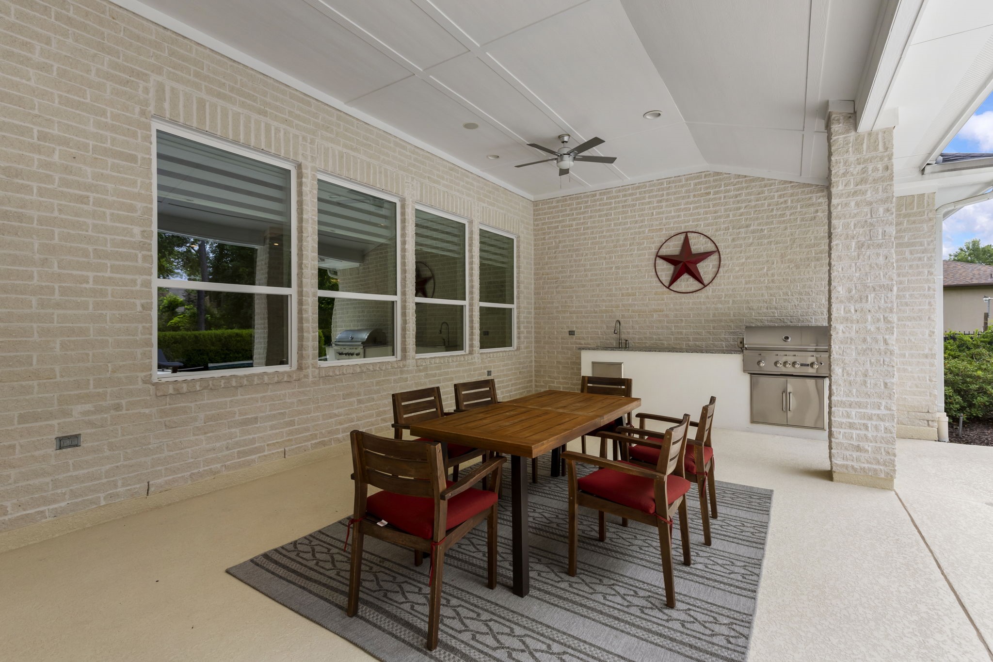 3918 Almond Court Spring, TX 77386 - Photo 33 of 42 a view of a dinning table and chairs in the room