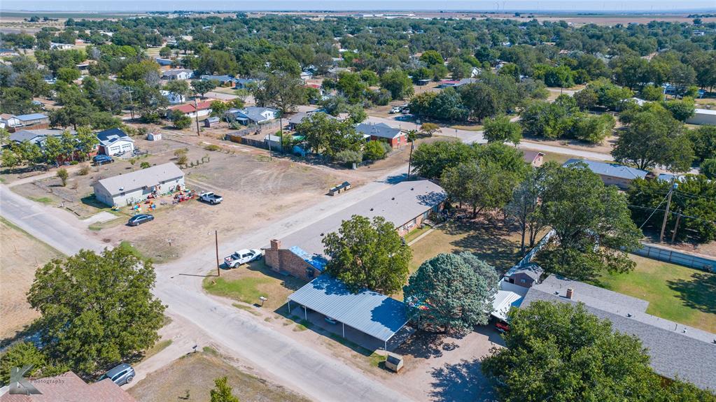 604 North 3rd Street Haskell, TX 79521 - Photo 12 of 19 an aerial view of a house with a garden