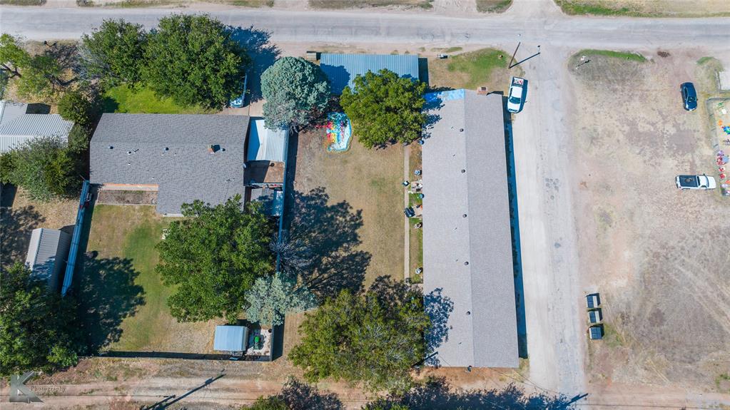 604 North 3rd Street Haskell, TX 79521 - Photo 18 of 19 an aerial view of a house with a yard