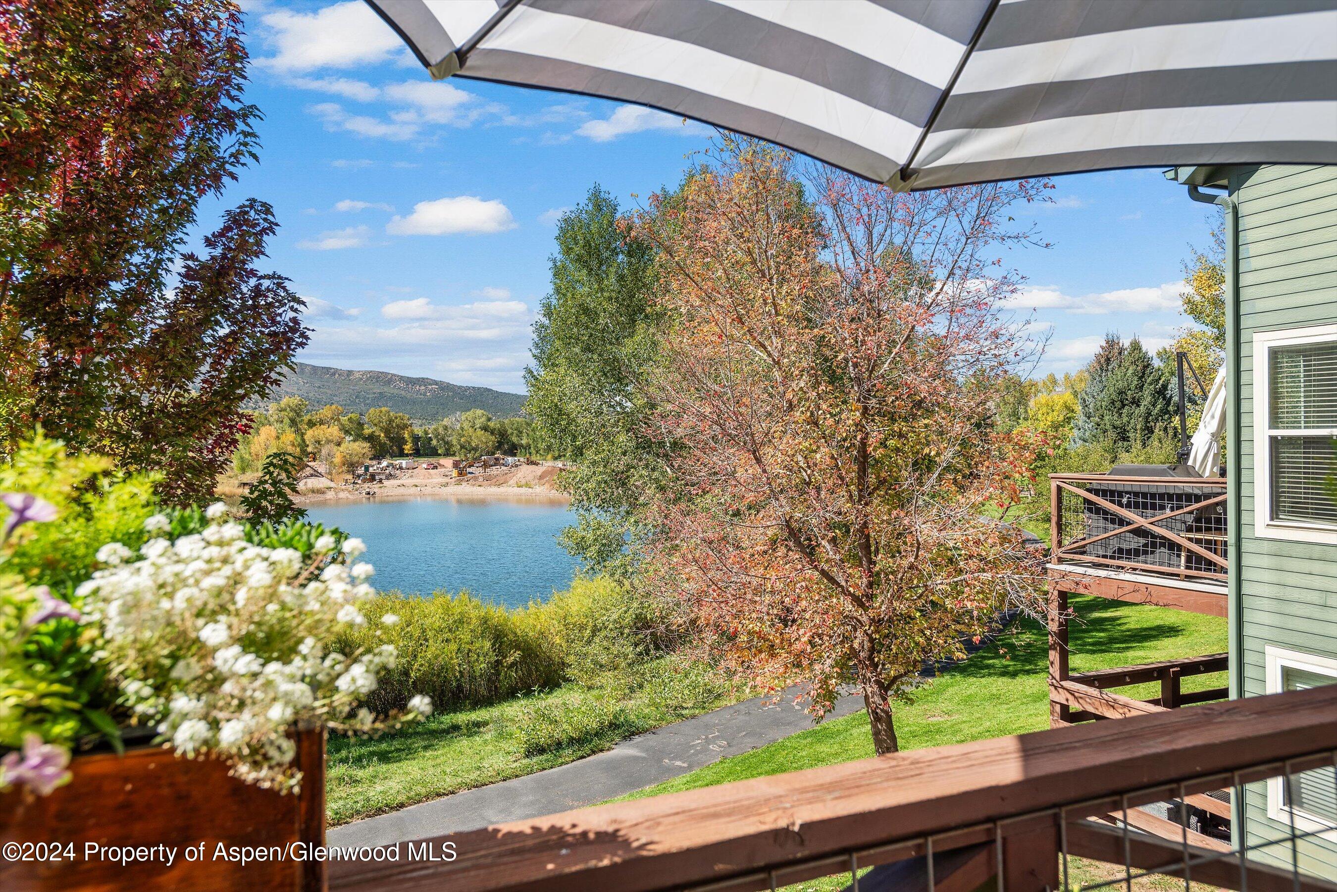 214 Lakeside Drive Basalt, CO 81621 - Photo 12 of 31 a view of a yard from a balcony