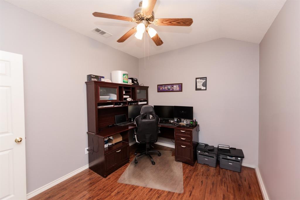 2107 Lacebark Lane Rockwall, TX 75087 - Photo 16 of 34 a view of a workspace with furniture and wooden floor