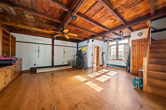 a view of a storage room