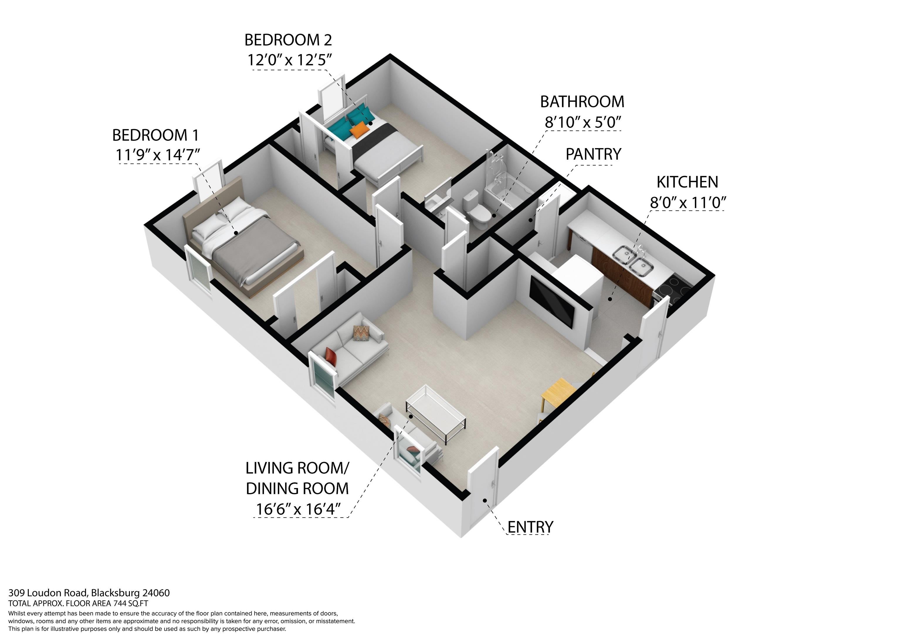 309 Loudon Road, Unit 434 Blacksburg, VA 24060 - Photo 18 of 24 Gallery Image 18