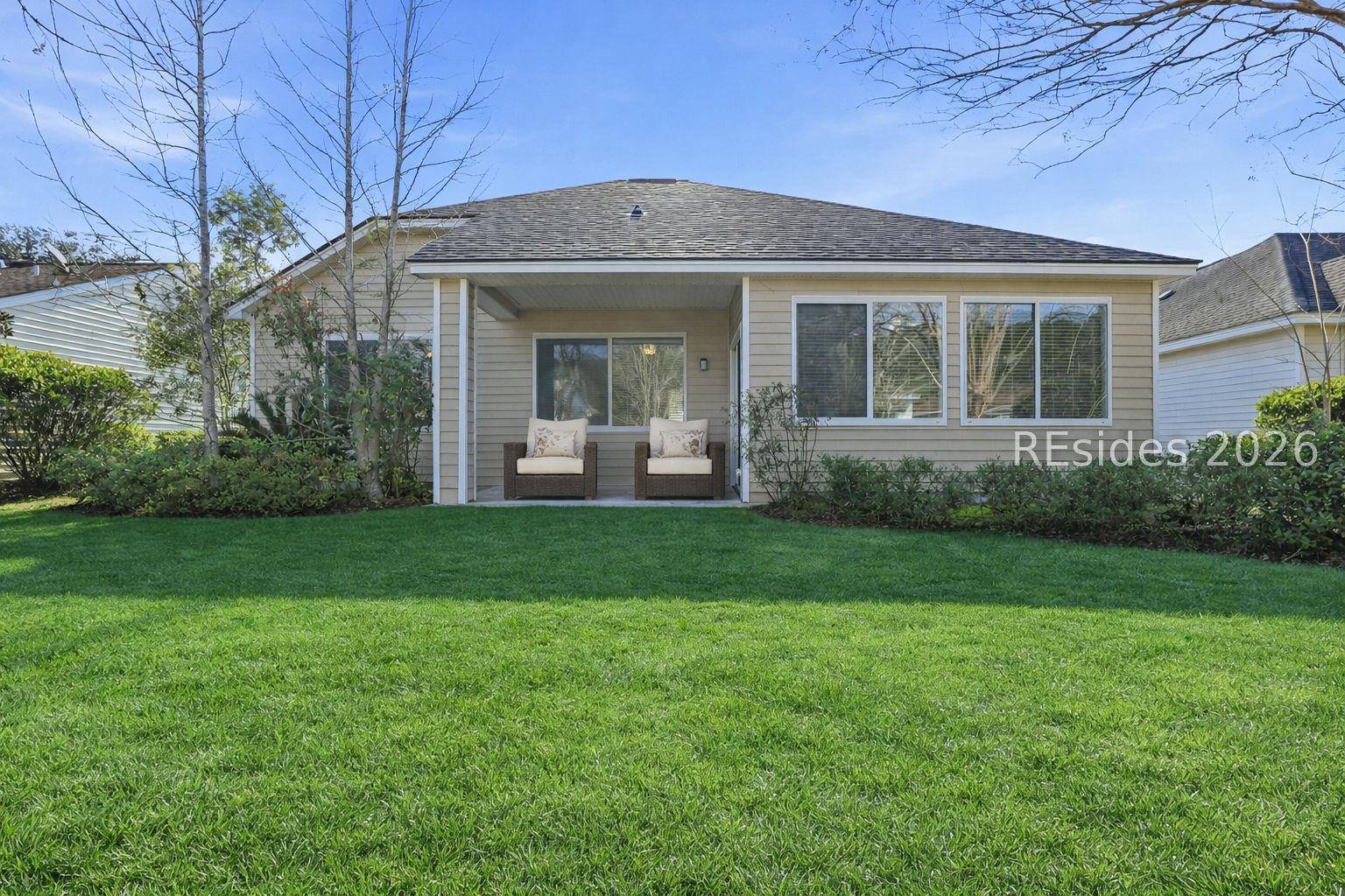 238 Colonel Thomas Heyward Road Bluffton, SC 29909 - Photo 38 of 88 Exterior image digitally enhanced with AI.