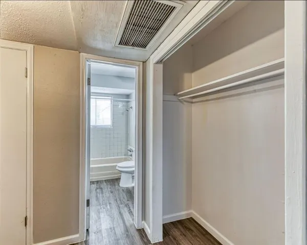 a view of bathroom with a toilet