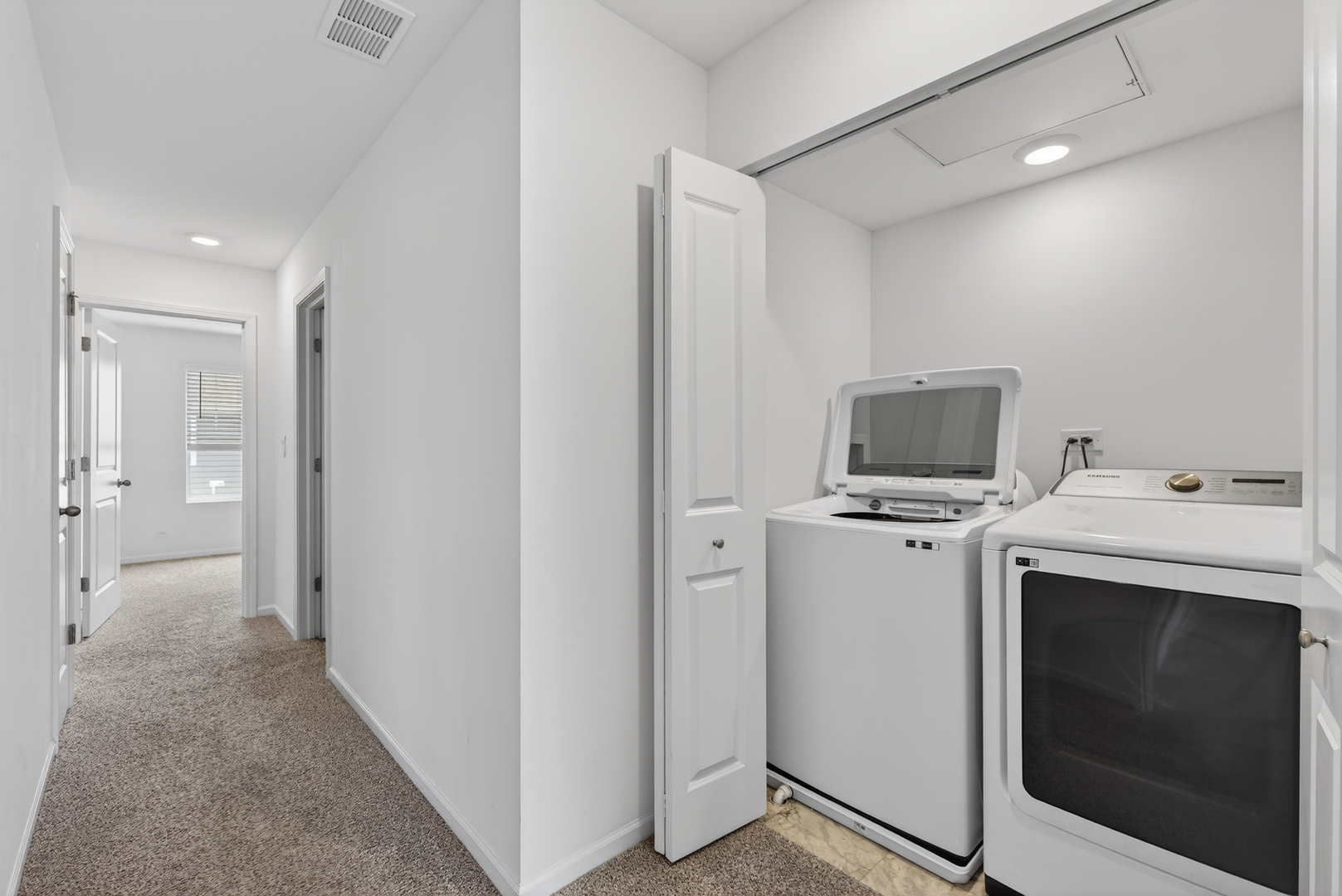 3831 Currant Lane Elgin, IL 60124 - Photo 18 of 25 a view of storage and utility room with washer and dryer