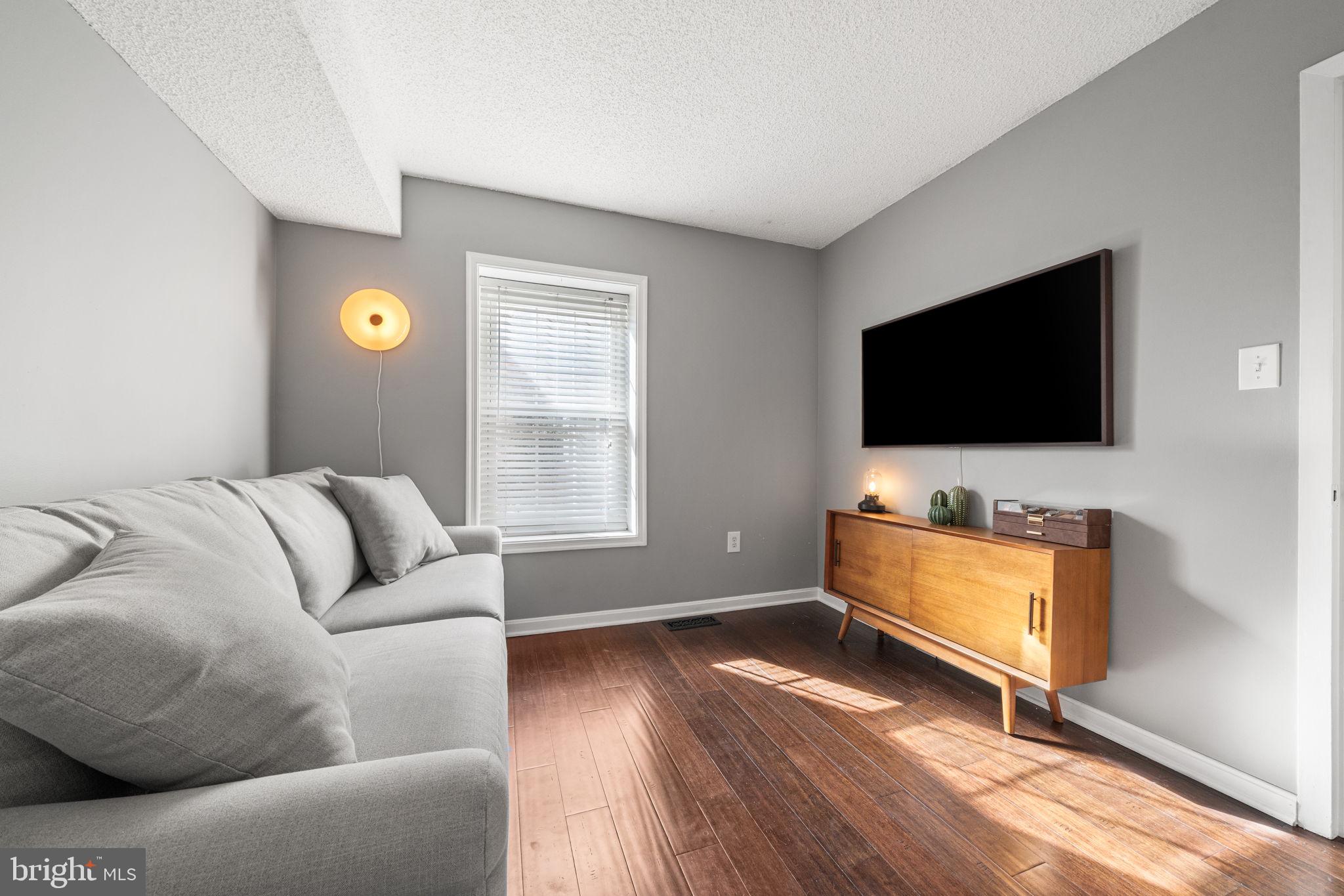 907 South Rolfe Street, Unit 1A Arlington, VA 22204 - Photo 21 of 36 a living room with furniture and a flat screen tv