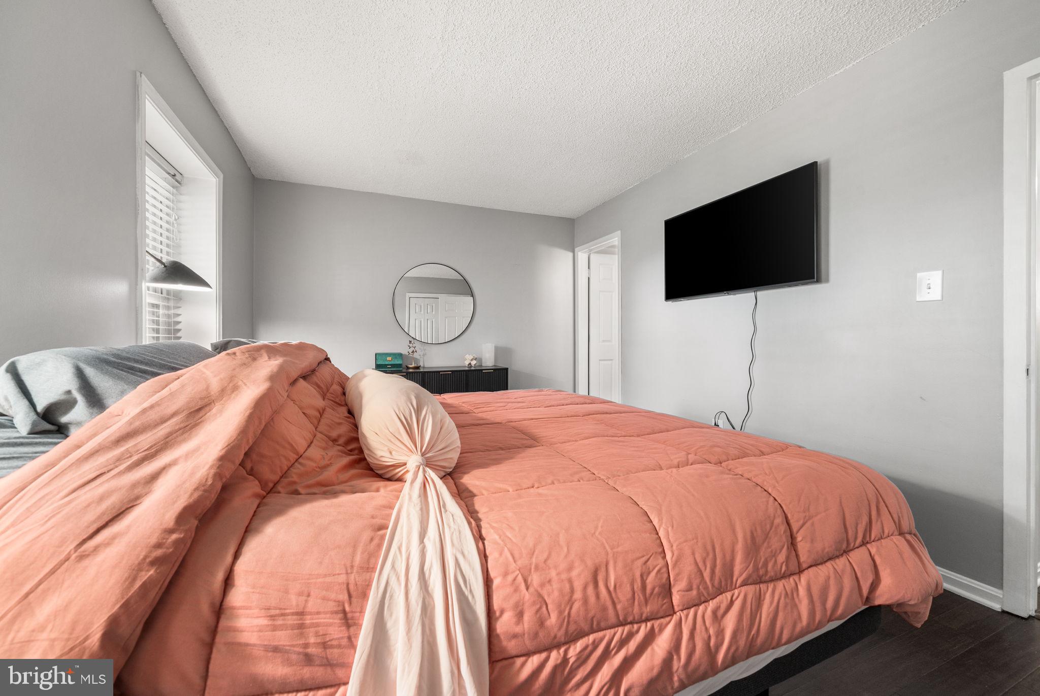 907 South Rolfe Street, Unit 1A Arlington, VA 22204 - Photo 25 of 36 a bedroom with a bed and tv