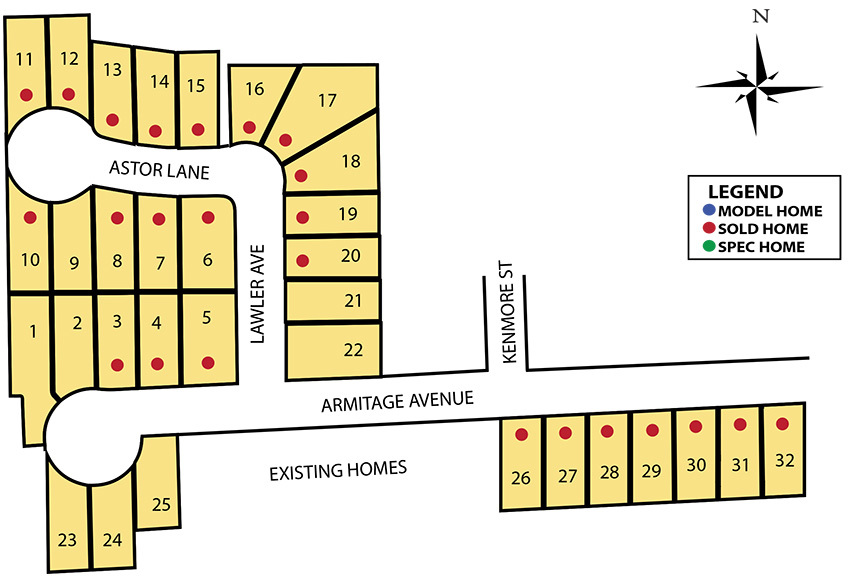 Lot 2 Armitage Avenue Addison, IL 60101 - Photo 1 of 9 a black and white photo of a living room