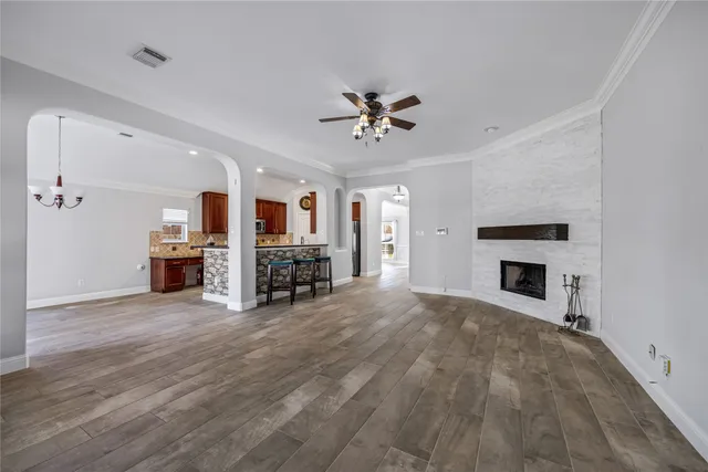 a view of an empty room with window