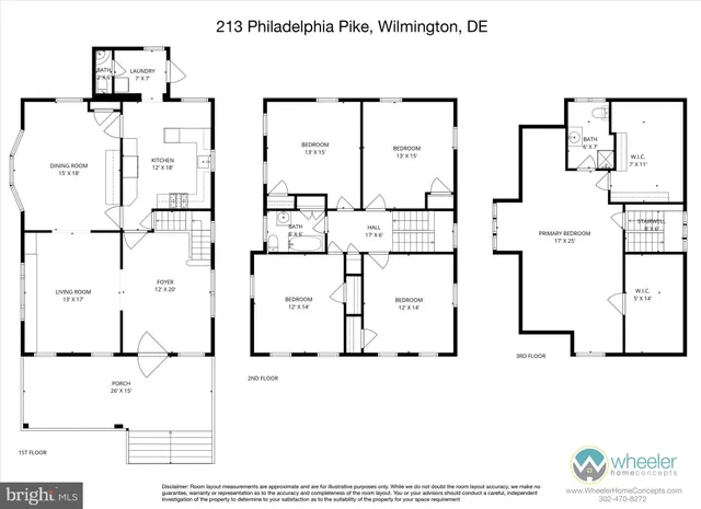 $535,000 | 213 Philadelphia Pike, Wilmington, DE 19809