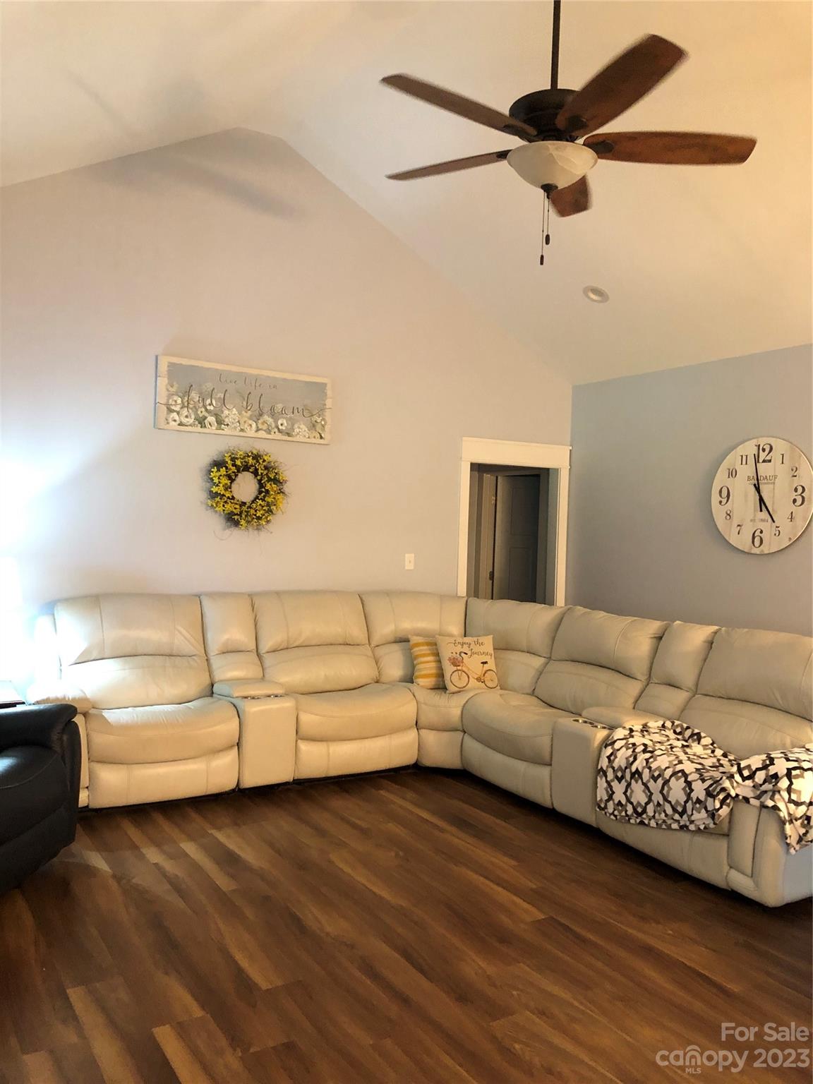 195 Thomas Road Clover, SC 29710 - Photo 13 of 45 a living room with furniture and a wooden floor
