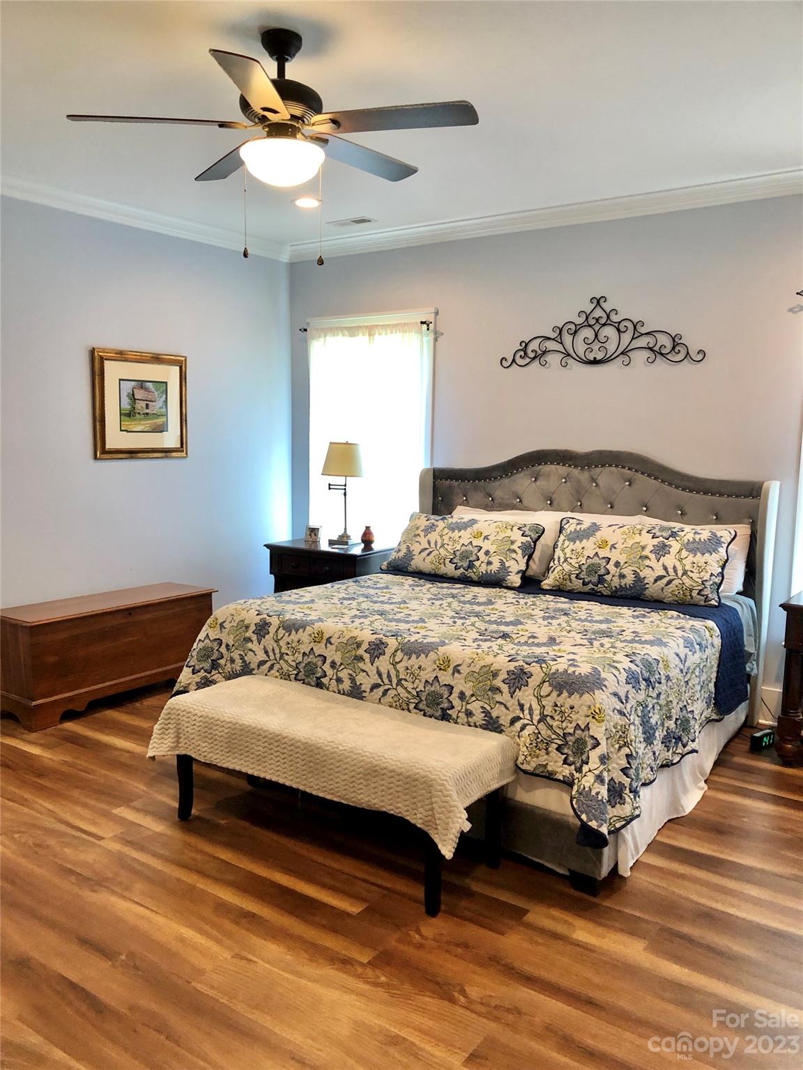 195 Thomas Road Clover, SC 29710 - Photo 15 of 45 a bedroom with a bed and a window