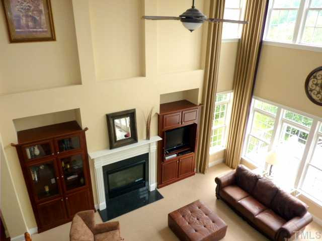 12301 Bunchgrass Lane Raleigh, NC 27614 - Photo 4 of 19 Here's the view of the gorgeous Family Room from the second floor. Den/Family/Great Room