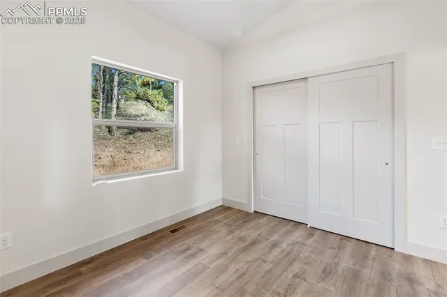 wooden floor in an empty room