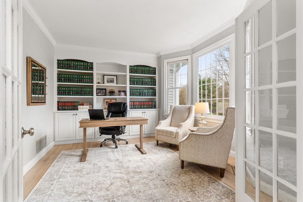 11 Barnside Road Boxford, MA 01921 - Photo 11 of 42 a view of a livingroom with workspace and a couch