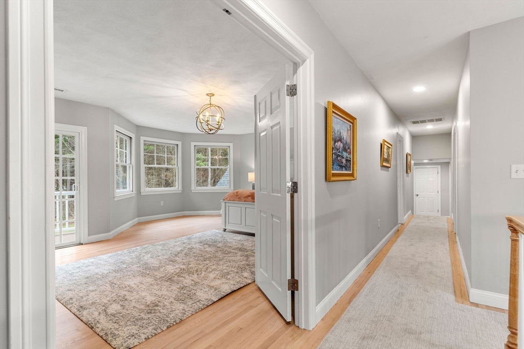 11 Barnside Road Boxford, MA 01921 - Photo 24 of 42 a view of livingroom with hardwood floor and hallway