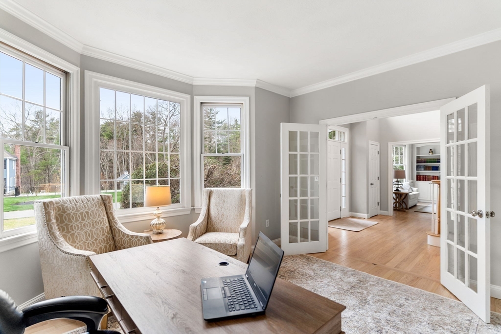 11 Barnside Road Boxford, MA 01921 - Photo 10 of 42 a living room with furniture and a large window