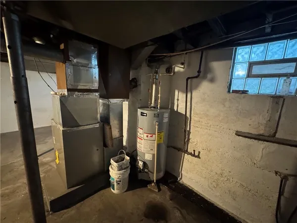 a view of water heater room