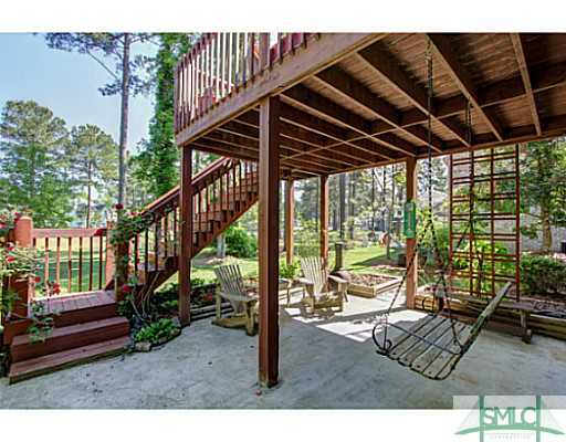 463 Copper Creek Circle Pooler, GA 31322 - Photo 21 of 25 Exterior Back. Awesome covered patio overlooks the