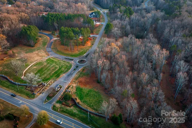 a view of a backyard with plants