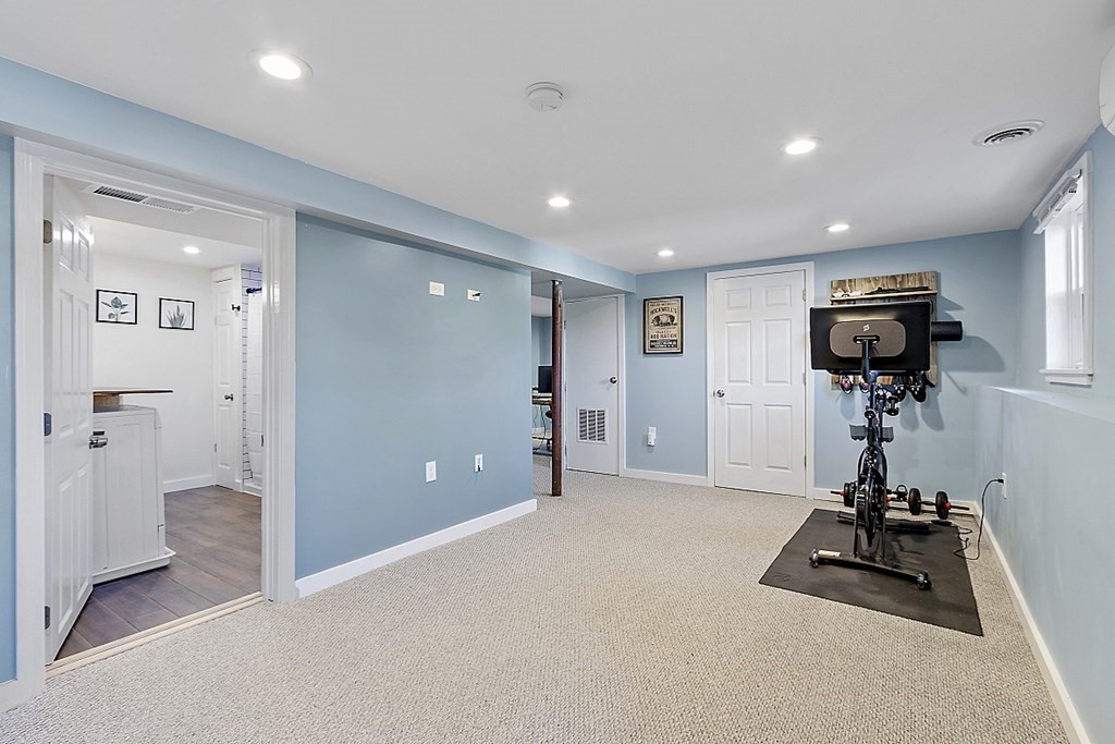 233 College Farm Road Waltham, MA 02451 - Photo 21 of 41 a view of a room with gym equipment