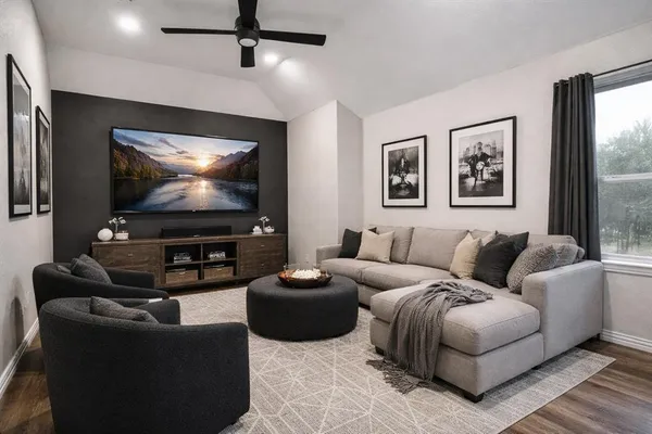 wooden floor in an empty room