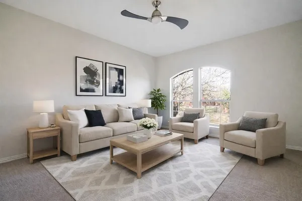 a view of lake and mountain