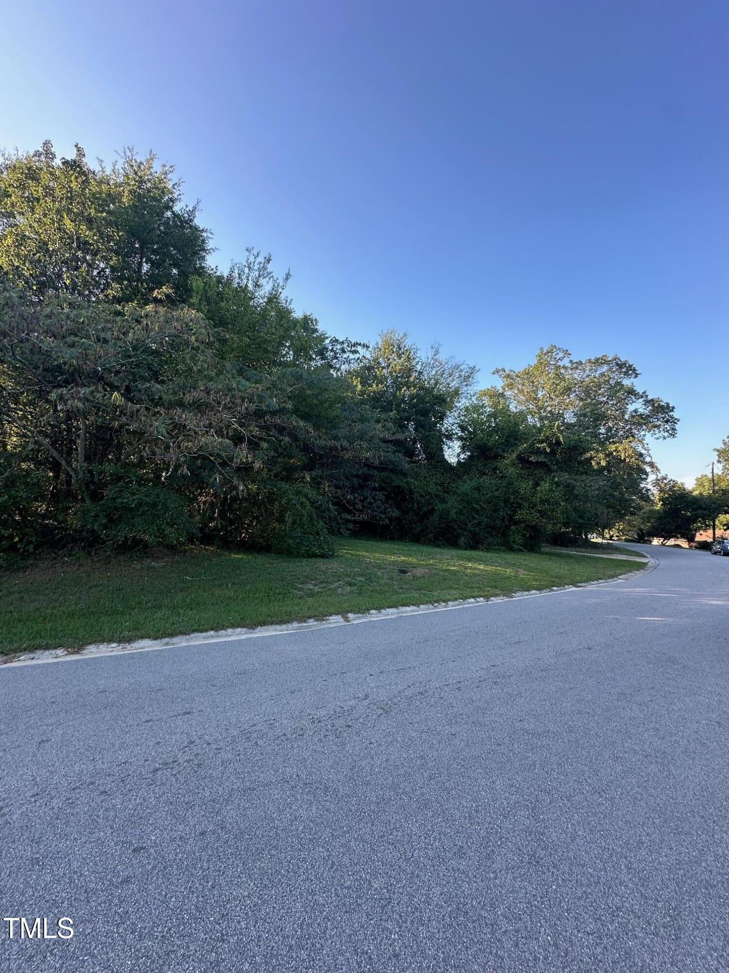 4217 James Road Raleigh, NC 27616 - Photo 6 of 7 a view of a field with a trees in the background