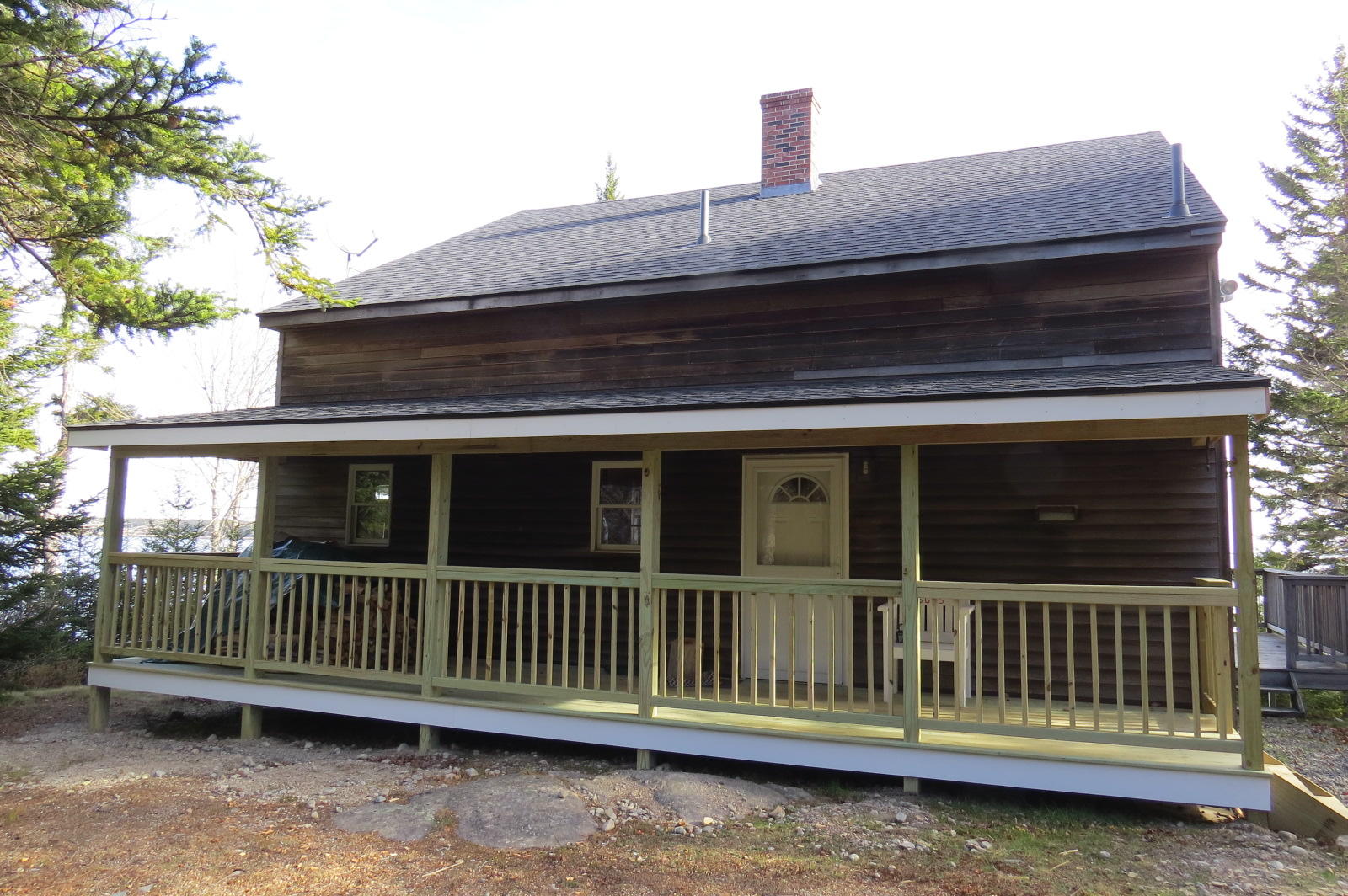 293 Paul Bunyan Road Corea, ME 04624 - Photo 2 of 35 New front porch