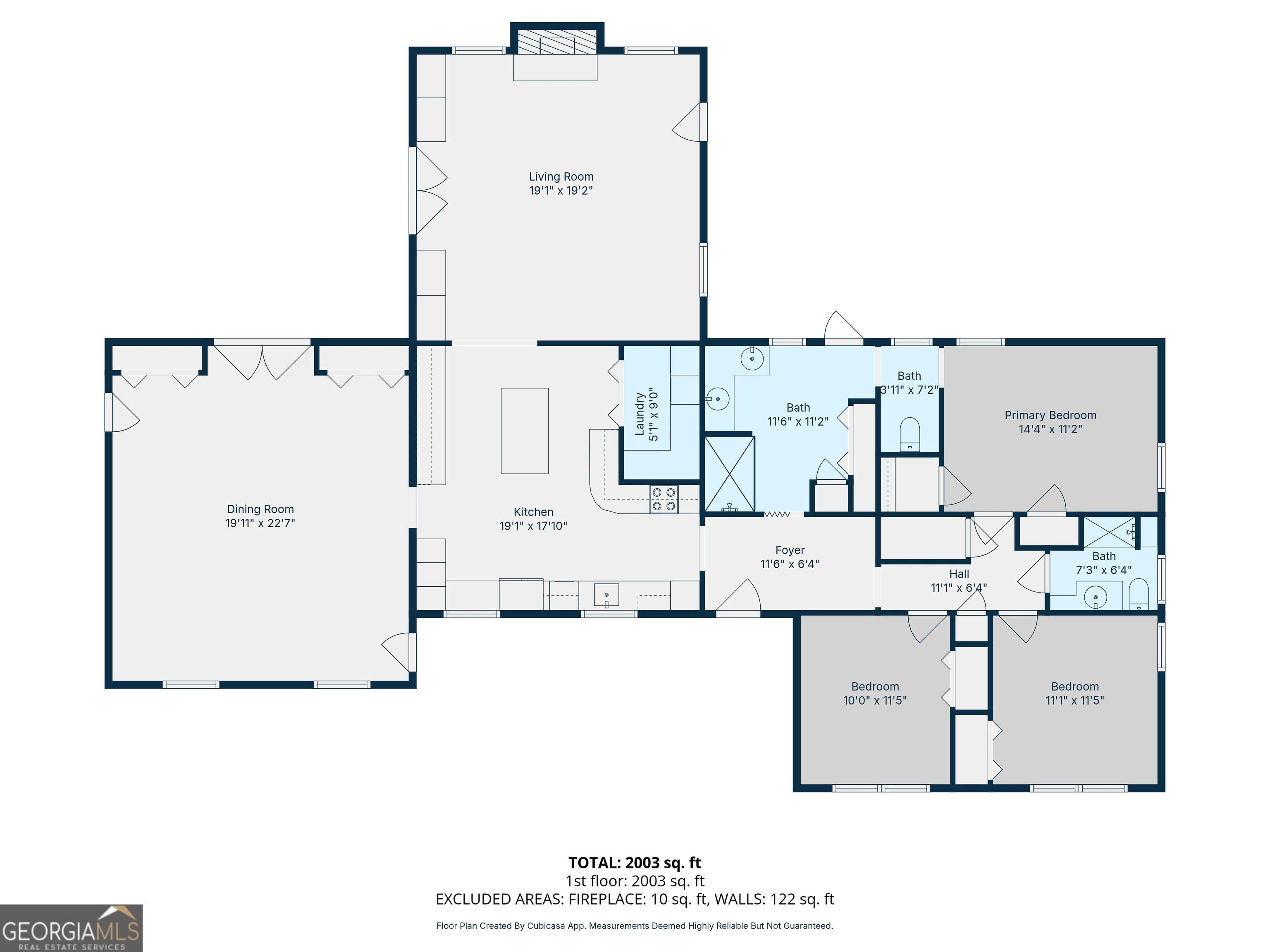 548 South 5th Street Jesup, GA 31545 - Photo 45 of 45 a picture of floor plan