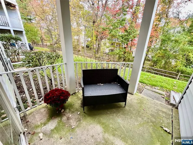 a view of outdoor seating space