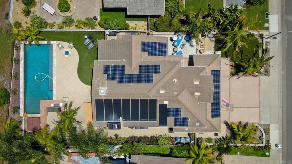 608 Crest Drive Encinitas, CA 92024 - Photo 24 of 25 a aerial view of a house with a garden and plants