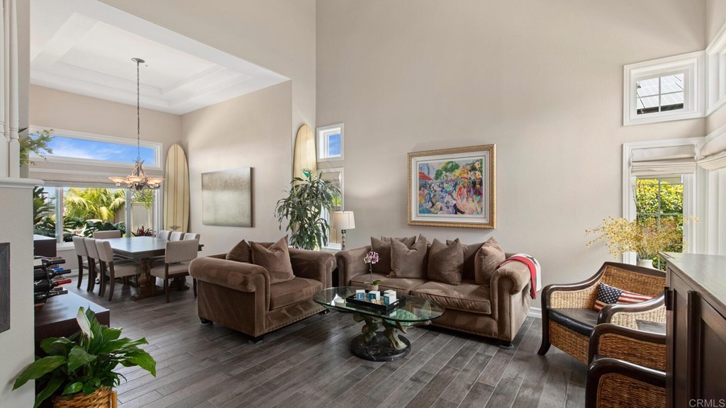 608 Crest Drive Encinitas, CA 92024 - Photo 6 of 25 a living room with furniture piano and wooden floor