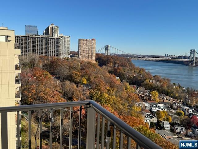 3 Horizon Road, Unit 1432 Fort Lee, NJ 07024 - Photo 46 of 49 a view of buildings from a balcony