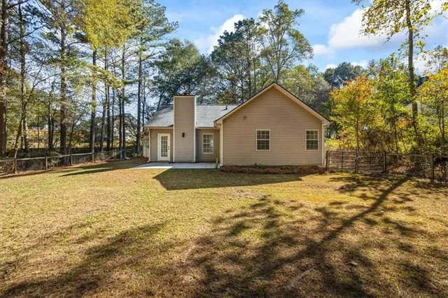 a view of outdoor space with trees