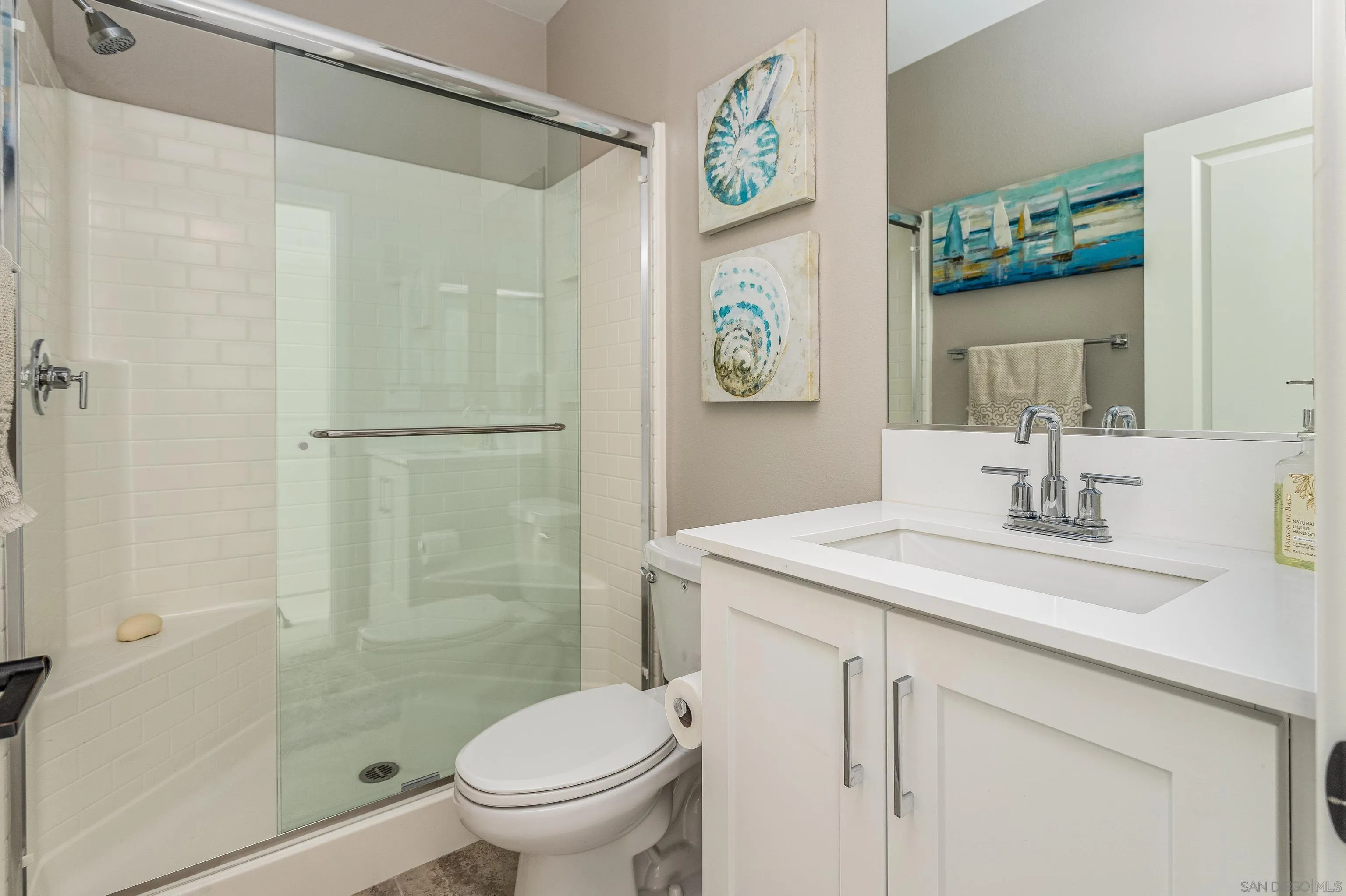 2066 Bruno Place Escondido, CA 92026 - Photo 15 of 33 a bathroom with a sink toilet and shower