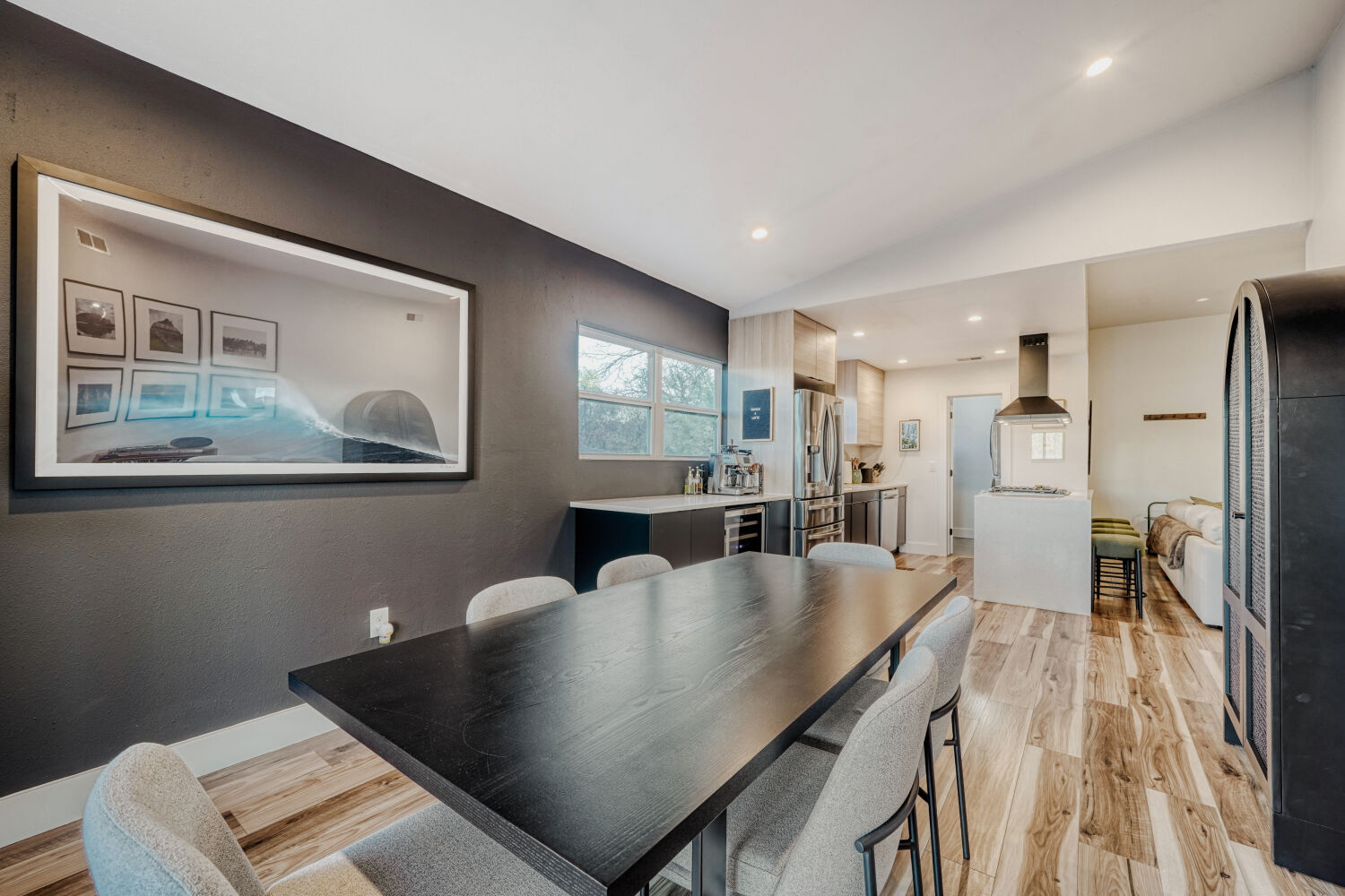 5313 Downs Drive Austin, TX 78721 - Photo 12 of 21 a view of a dining room with furniture and a large window
