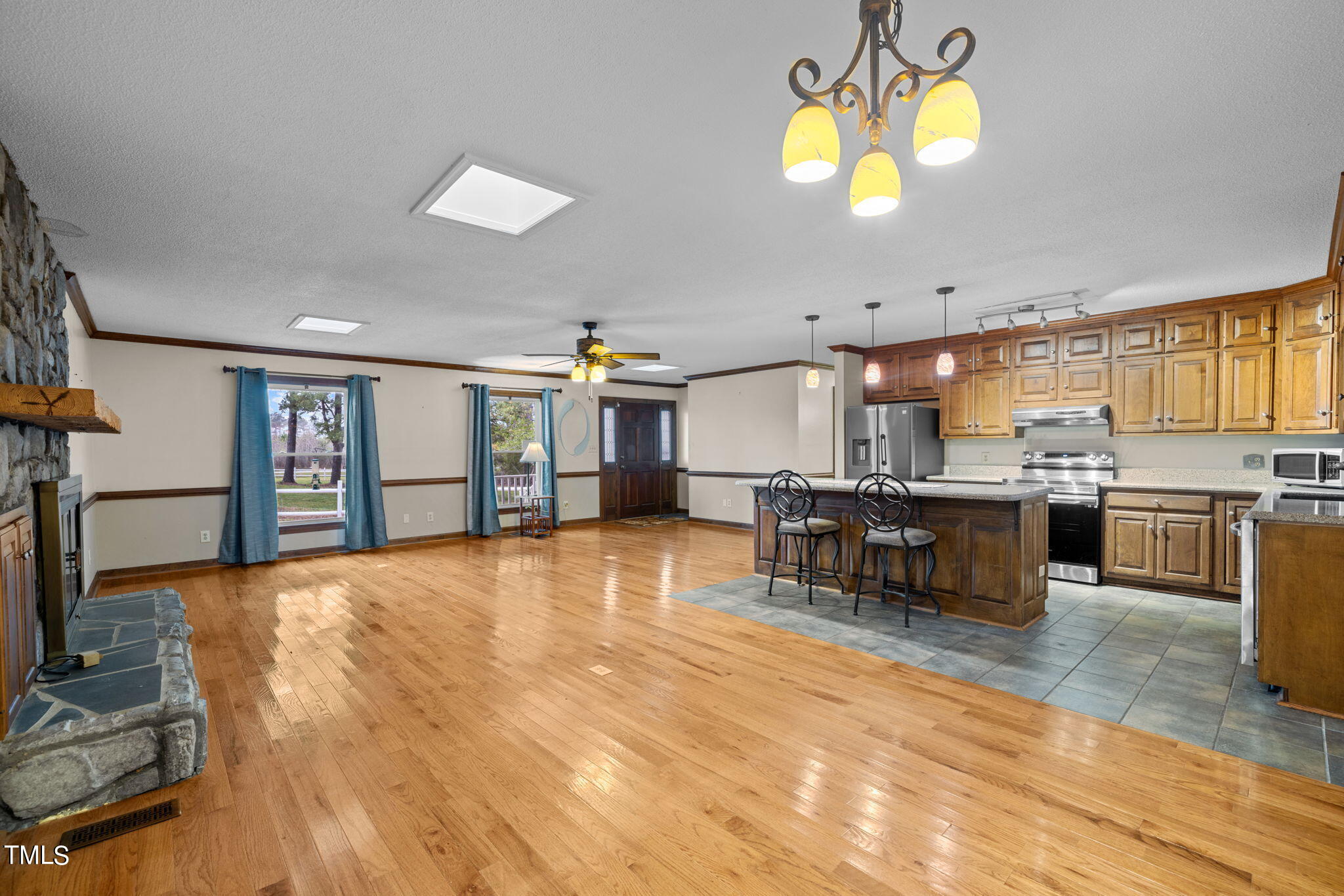 244 Ferrells Bridge Road Bunn, NC 27508 - Photo 3 of 36 a view of kitchen with furniture and counter space