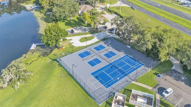 a aerial view of a house