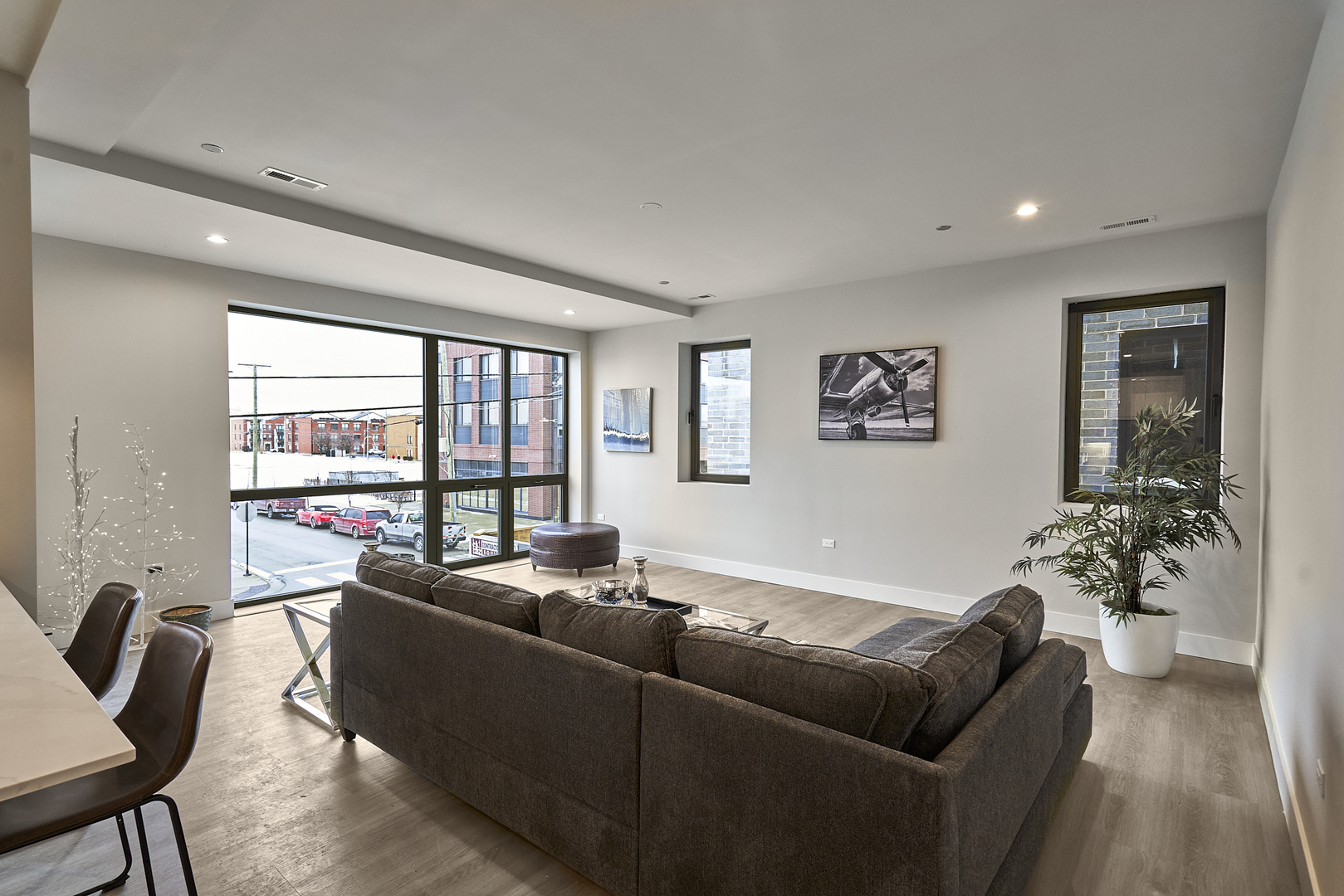 451 East Pershing Road, Unit 403 Chicago, IL 60653 - Photo 15 of 30 a living room with furniture and a large window