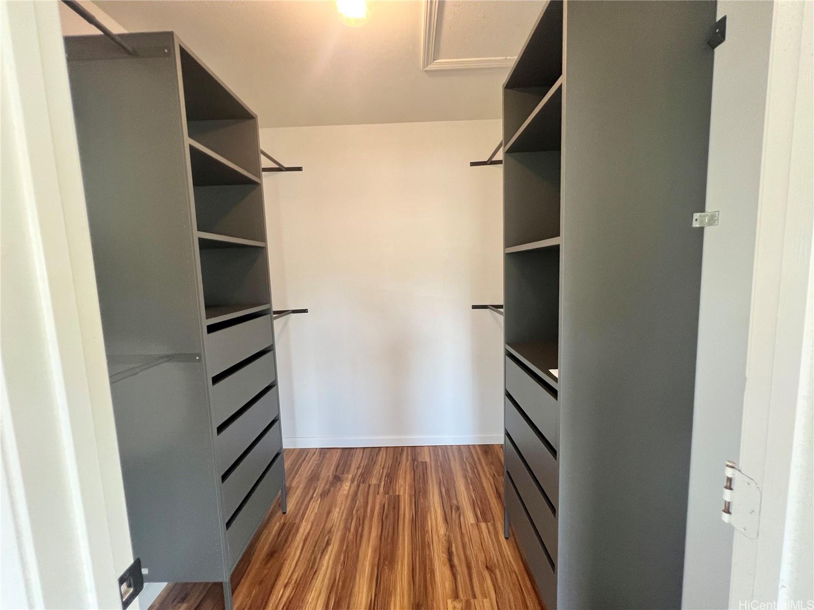 2407 Komo Mai Drive Pearl City, HI 96782 - Photo 16 of 25 a view of walk in closet with empty racks
