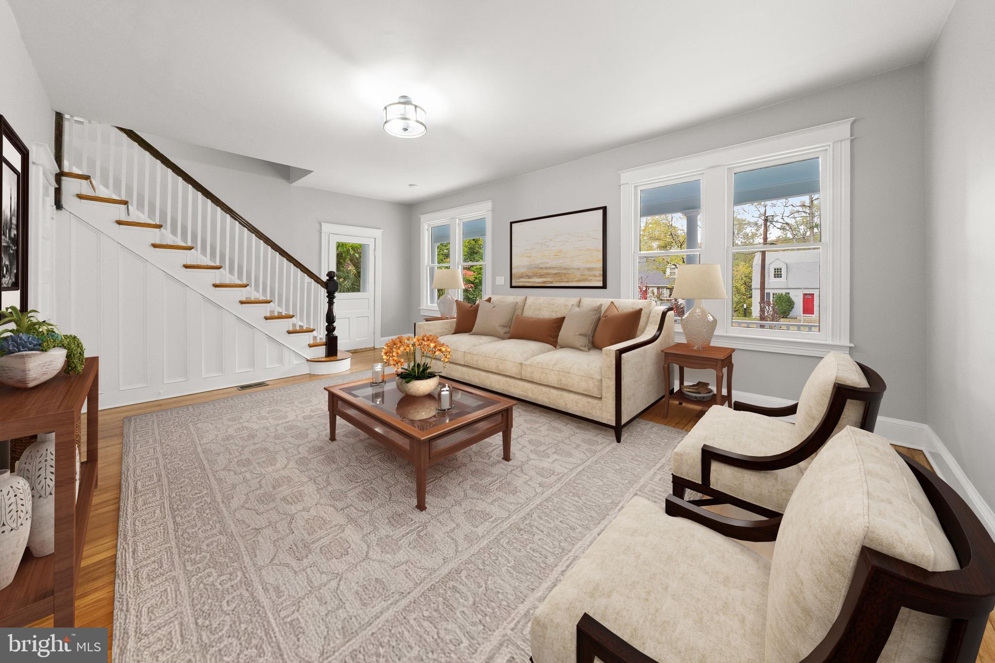 10220 Capitol View Avenue Silver Spring, MD 20910 - Photo 13 of 63 a living room with furniture and a wooden floor