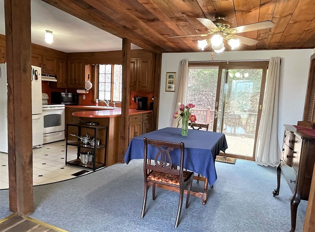 15 Shepard Road Sturbridge, MA 01566 - Photo 4 of 38 a view of a dining room with furniture window and outside view