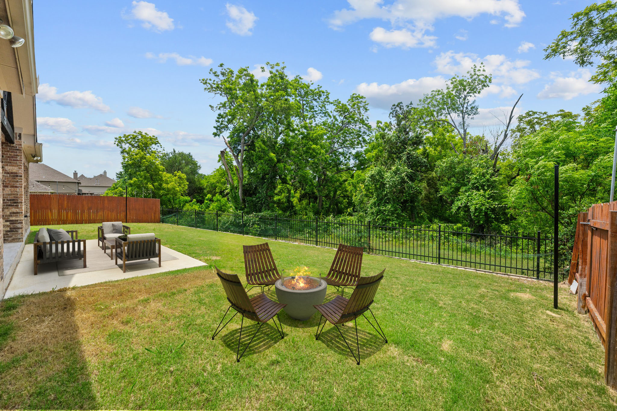 2709 Steece Way Leander, TX 78641 - Photo 7 of 39 a view of a chairs and table in the garden